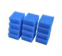 SANLILI Juego de filtros compatibles para Juwel Compact/Bioflow 3.0 M (12 esponjas azules gruesas)