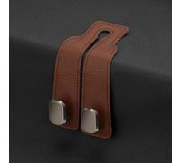 SANLUFACC Ganchos Asiento Coche para Dodge Durango 2004-2024, Gancho Asiento Trasero Multifuncionales Gancho Guardar Accesorios Coche,Brown
