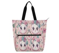 Sanluoli - Bolsa de mano para niños, mujeres, hombres, gótica, impermeable, para la escuela, playa, bolsa de compras con cremallera para la escuela y el tiempo de juego, suministros escolares de arco