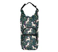 sanluoli Bolsa de transporte funcional para botellas de agua aislada de 20/24/32/40 onzas, soporte para botella de agua de senderismo, unicornios, safari de ensueño fresco