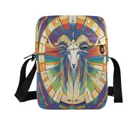 sanluoli Bolso bandolera para hombre y hombre, correa de hombro, correa ajustable para negocios, negocios, extraño, Capricornio