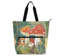 Sanluoli - Bolso de mano para niños, estudiantes, adultos, gótico, impermeable, para profesor, bolsa de hombro con cremallera para escuela y tiempo de juego, suministros escolares de arco iris