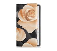 sanluoli Cinta de terciopelo rosa caramelo y negro de cuero de alta calidad para registro de coche y tarjeta de seguro, accesorios para cualquier coche, camión, motocicleta, remolque o barco