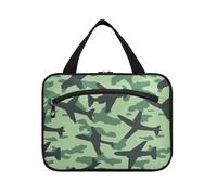 sanluoli Green Planes - Bolsas colgantes de camuflaje para mujer con gancho, accesorios de diseño, bolsa de aperitivos para mujer, imprescindible para cruceros, bolso para maquillaje de mujer