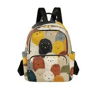 sanluoli Mochila colorida de erizo de dibujos animados para mujer, antirrobo, a la moda, bolsa de gimnasio, mochila de viaje para viajes, trabajo, compras, Erizo de dibujos animados colorido y lindo