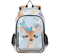 sanluoli Mochila para 16 niños de 8 a 12: bolsa de libros ajustable para la universidad en varios colores - Little Deer