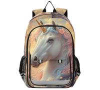 sanluoli Mochila para niños de 16 pulgadas, 8-12: mochilas ligeras para niños y niñas de sexto grado en varios colores, unicornios retro vintage