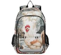 sanluoli Mochilas a granel para niños de 8 a 12 años: bolsa ligera para libros para hombres en varios colores - Sweet Yuanbao Chicken A River