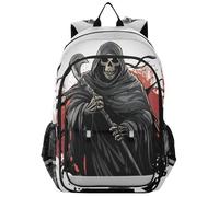 sanluoli Mochilas para niños de 8 a 12 años: bolsas ligeras para libros para niños en varios colores - Death God Black