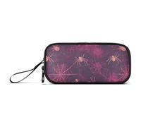 sanluoli Purple Web Spider - Estuche escolar de nailon de gran capacidad, organizador de artículos de papelería para oficina