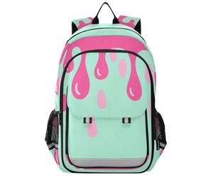 sanluoli State Bags Mochila para niños de 8 a 12: bolsa de libros casual para niños en varios colores, arte estético colorido
