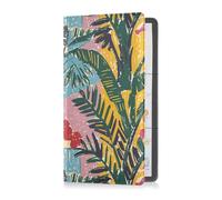 sanluoli Tropical Aesthetics of Summer Atmosphere - Funda de piel sintética para registro de automóvil y tarjeta de identificación, funda esencial para documentos, tarjetas, licencia