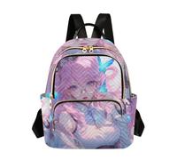 sanluoli Zombie - Lindas mochilas de dibujos animados para mujer, a la moda, impermeables, para el día, para el trabajo, la escuela y los deportes, Zombie Cute Cartoon Anime Girl, S