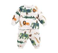 Sanlutoz Recién Nacido Bebé Muchachas Ropa Manga Larga Algodón Bebé Ropa Conjunto 2pcs (3-4 años, 9118-9119-WH)