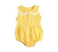 Sanlutoz Verano Sin mangas Bebé Niñas Monos Linda Infantes Ropa Moda (18-24 meses, BRS1057-YE)