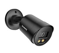 SANNCE Cámara de Seguridad 1080P TVI Visión Nocturna a Color de 100 pies para Sistema de vigilancia, IP66 Resistente a la Intemperie, 2 Luces cálidas, Solo una cámara CCTV, SIN Adaptador y Cable BNC