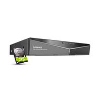 SANNCE DVR 16 Canales 1080P de Seguridad para Sistema de Cámara CCTV Interior / Exterior Analógico / AHD / TVI / IP, Detección de Movimiento,Alarma-2TB HDD