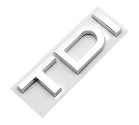 SANNIFA Coche Emblema para Audi A3 A4 A5 A6 A7 A8 Q2 Q3 Q5 Q7 Q8 TDI,Insignia Logotipo Capó Delantero O Puerta del Maletero Pegatinas Logo Accesorios Coche,Silver