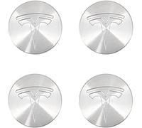 SANNITOU 4 Pack de Pegatinas para Tapa de Rueda para Tesla Model 3 X S 56mm, Pegatina para Tapa de Llanta de Neumático, Tapacubos, Pegatina de Insignia,G