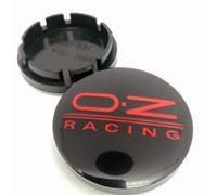 SANNITOU 4 Pack de Tapacubos para Ruedas de Coche para OZ Racing,Tapacubos para Centros de Ruedas con Logo,Tapas para Llantas, Accesorios para Coche Impermeable Polvo,56mm-A