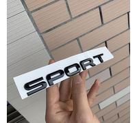 SANNITOU Coche Emblema para Land Rover Range Rover Sport,Insignia Logotipo Capó Delantero O Puerta del Maletero Pegatinas Logo Accesorios Coche,Black