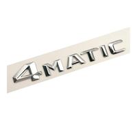 SANNITOU Coche Emblema para Mercedes Benz AMG A45 A160 A180 A200 A260 W176 W177,Insignia Logotipo Capó Delantero O Puerta del Maletero Pegatinas Logo Accesorios Coche,4 Matic