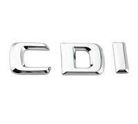 SANNITOU Coche Emblema para Mercedes CDI,Insignia Logotipo Capó Delantero O Puerta del Maletero Pegatinas Logo Accesorios Coche,Silver