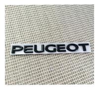 SANNITOU Coche Emblema para Peugeot 3008 308 2008 208 408 4008 GT 5008 307 508 206 207 301,Insignia Logotipo Capó Delantero O Puerta del Maletero Pegatinas Logo Accesorios Coche,Black