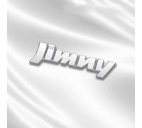 SANNITOU Coche Emblema para Suzuki Jimny,Insignia Logotipo Capó Delantero O Puerta del Maletero Pegatinas Logo Accesorios Coche,Silver