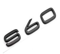 SANNITOU Coche Emblema para Volvo S40 S60 S80 S90 S80L, Insignia Logotipo Capó Delantero O Puerta del Maletero Pegatinas Logo Accesorios Coche,S60-Black