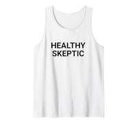 Sano escéptico audaz Minimalista Pensamiento crítico Camiseta sin Mangas