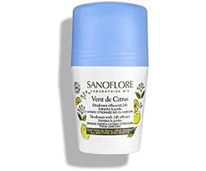 Sanoflore 24HR Citrus Fresh No Stain Deodorant Roll-On 50ml