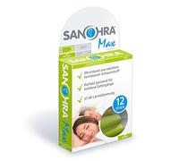 SANOHRA Max - Tapones para los oídos para una fuerte protección contra el ruido | Para adultos con canal auditivo normal a grande | Fabricado en Suecia | Protección en entornos ruidosos y ruido de