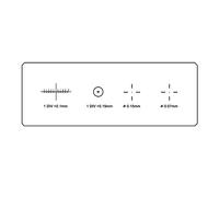 SANON Portaobjetos de Microscopio Objetivo de Microscopio Micrómetro Calibración Portaobjetos Etapa de Vidrio Micrómetro con Cuatro Escalas Graduadas Div 0. 01 Mm
