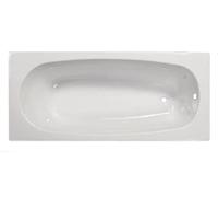 Sanotechnik Bañera Linea 150/160/170 150 x 70 x 43 cm, bañera acrílica ergonómica, bañera Rectangular Blanca