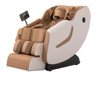 Sanotechnik Wellora Sillón de masaje beige, sillón de gravedad cero con función de calor, masaje de compresión de aire, masaje de ojos, pantalla táctil LED de 7 pulgadas, Bluetooth, 3 niveles de