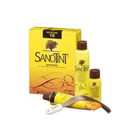 Sanotint - Tinte para el cabello Classic # 10 "rubio claro" - Color natural permanente con mijo dorado y extractos vegetales valiosos - 100% cobertura de canas - vegano - 125 ml