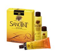 Sanotint - Tinte para el pelo nº 30 "Dark Blond Warm" - 1 x 125 ml - Tinte natural con valiosos ingredientes activos vegetales - Con mijo dorado, extracto de hoja de uva, extracto de oliva y extracto