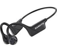 SANOTO Auriculares Conduccion Osea Bluetooth,Open Ear Auriculares Oseos Bluetooth 5.3 Auriculares Inalambricos Oseos IPX5 Impermeables Auriculares Deportivos