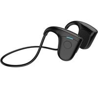 SANOTO Auriculares de Conducción Ósea Bluetooth 5.3, Deportivos IPX7 Impermeable, Carga USB-C, Plegable y Ligero para Deportes, Ciclismo y Viajes