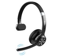 SANOTO Auriculares Inalambricos con Microfono Headset Wireless Cancelación de Ruido 30H Call Mute Microphone Oficina Auriculares con Microfono PC para Zoom Microsoft Skype