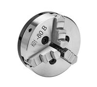 Sanou K01-80B 3-Jaw Self Centering Threathe Chuck, 80 Mm de Diámetro para Máquinas de Torno