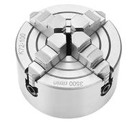 SANOU K72-100 Portabrocas de Torno Manual de 4 Mordazas - Herramienta de Mecanizado de Precisión para Trabajo de Metales, Diseño Resistente y Duradero, Ideal para Bricolaje y Uso