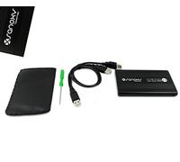 SANOXY USB 2.0 a IDE 2.5" Pulgadas Funda recinto de Disco Duro HDD 2,5" Negro SATA