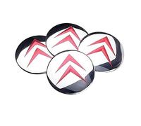 SANQIUTOU 4 Tapones Adhesivos para Tapacubos para Citroen C5 X C4 C3 C2 C1 DS3 DS4 DS5 C6 56mm, Centro de Rueda de Coche Cubierta de La Etiqueta Auto Llantas Decorativa Emblema,D