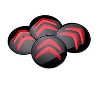 SANQIUTOU 4 Tapones Adhesivos para Tapacubos para Citroen C5 X C4 C3 C2 C1 DS3 DS4 DS5 C6 56mm, Centro de Rueda de Coche Cubierta de La Etiqueta Auto Llantas Decorativa Emblema,A