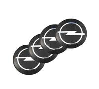 SANQIUTOU 4 Tapones Adhesivos para Tapacubos para Opel 56mm, Centro de Rueda de Coche Cubierta de La Etiqueta Auto Llantas Decorativa Emblema
