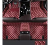SANQIUTOU Alfombrillas de Coche a Medida Antideslizantes Impermeable moqueta Coche para Jeep Avenger 2023-2024, Cuero Accesorios Interiores Automóviles,Wine Red