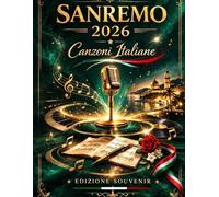Sanremo 2026 - Canzoni Italiane: Edizione Souvenir | Quaderno Elegante a Righe | Idea Regalo Festival della Canzone Italiana
