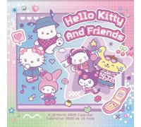 Sanrio 2026 - Calendario de pared con diseño de Hello Kitty y sus amigos (francés bilingüe)